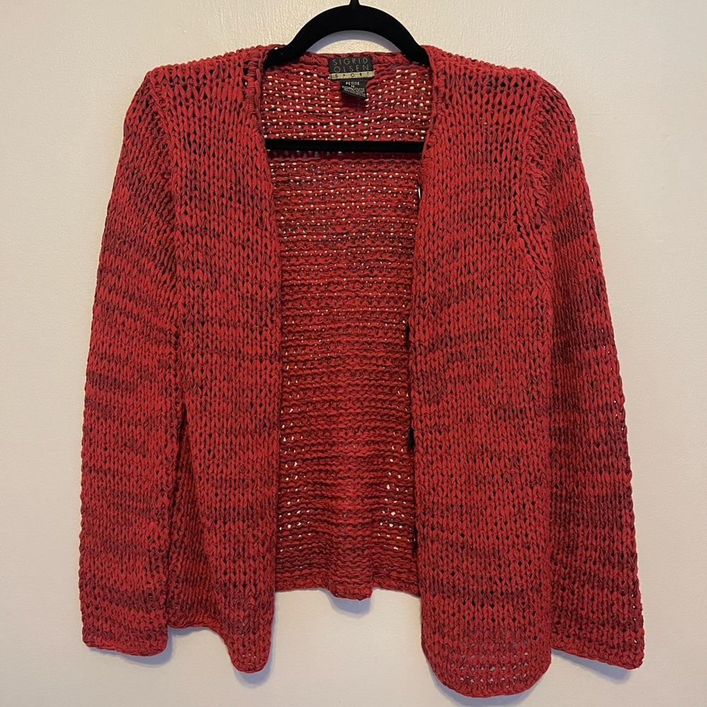 Vintage Sigrid Olsen Sport Open Knit Cardigan